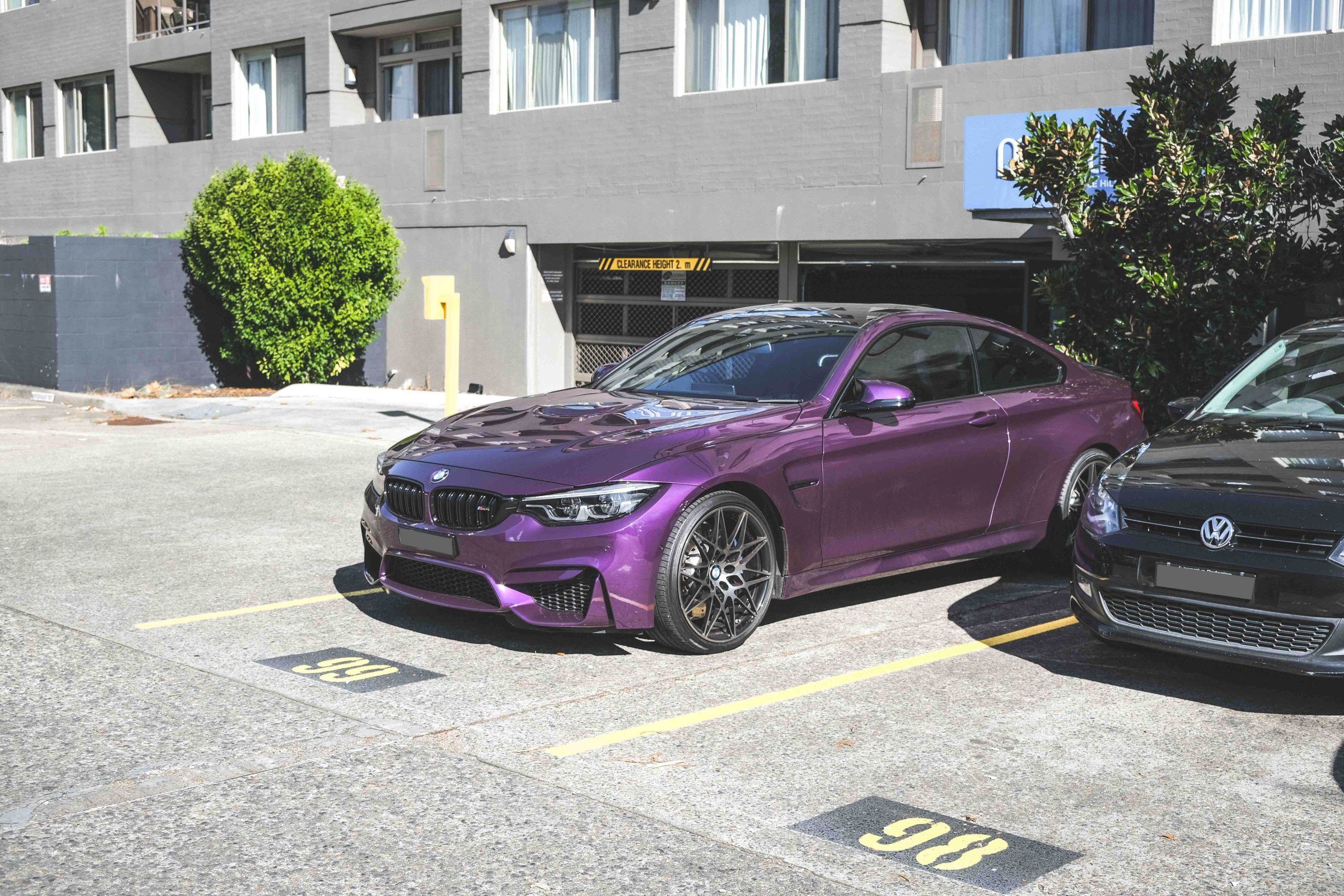 Twilight Purple BMW F82 M4 in for Logbook Service, Performance Upgrades & a Custom ECU Tune