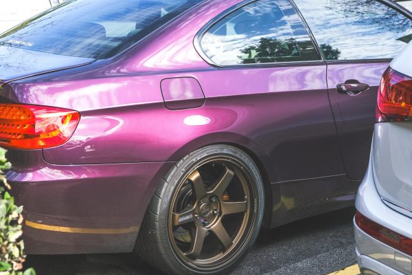 BMW 335i Purple TE37-10
