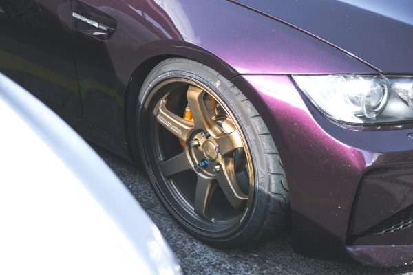 BMW 335i Purple TE37-3