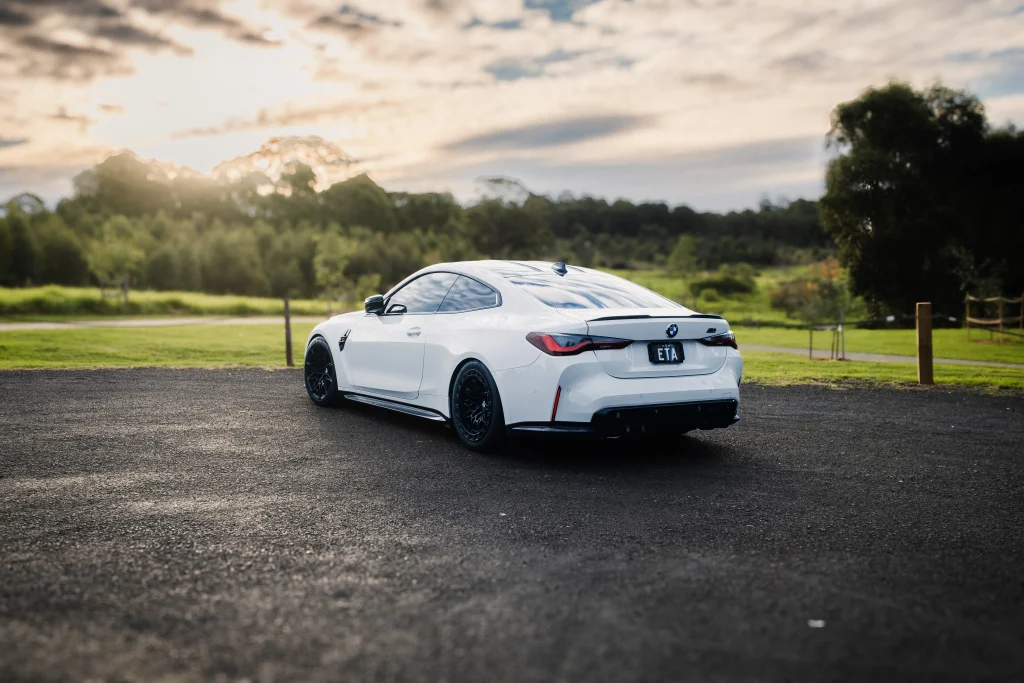BMW G82 M4 Competition featuring WERKE performance upgrades, hybrid turbos and custom S58 tuning by EuroWerke.