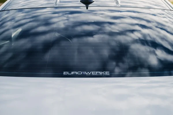 BMW G82 M4 Competition on E85 with WERKE Forward Facing Air Intakes and hybrid turbo S58 performance upgrades.