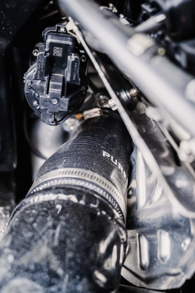 Rear-wheel-drive BMW G82 M4 Competition producing 639RWKW with custom TUNE+ Flex Fuel calibration and WERKE performance parts.