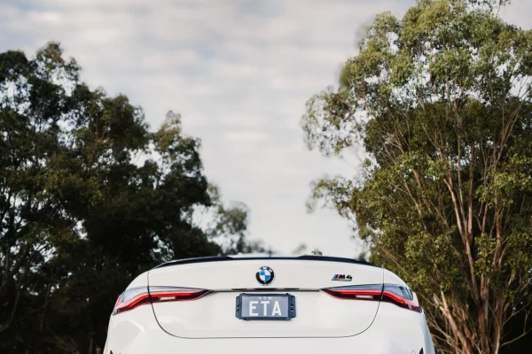 Rear-wheel-drive BMW G82 M4 Competition producing 639RWKW with custom TUNE+ Flex Fuel calibration and WERKE performance parts.