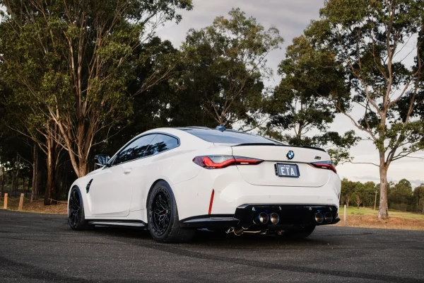 Modified BMW G82 M4 Competition showcasing EuroWerke S58 tuning, hybrid turbos and premium performance upgrades.