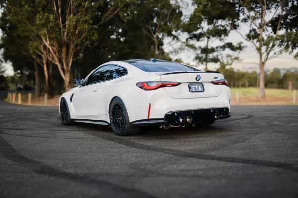 Modified BMW G82 M4 Competition showcasing EuroWerke S58 tuning, hybrid turbos and premium performance upgrades.