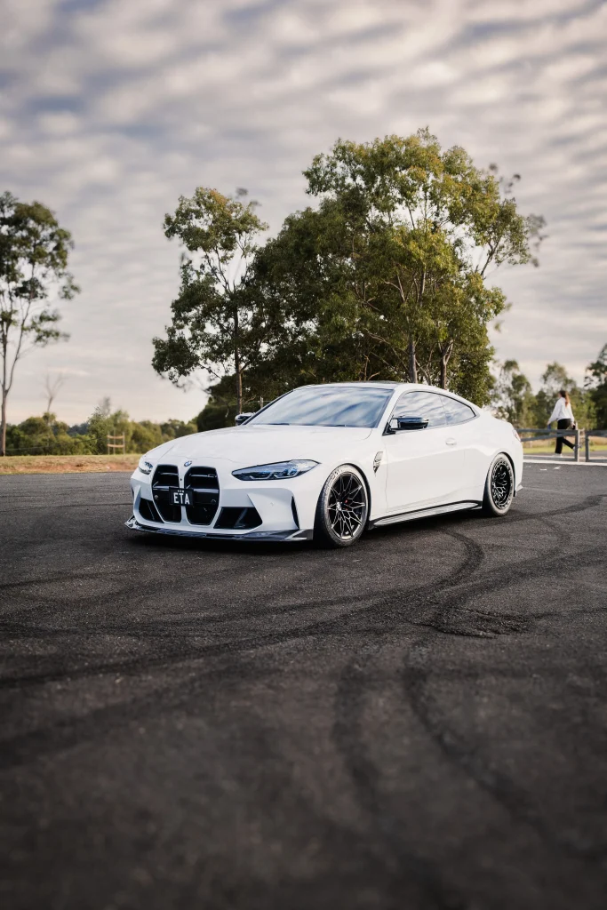Modified BMW G82 M4 Competition showcasing EuroWerke S58 tuning, hybrid turbos and premium performance upgrades.