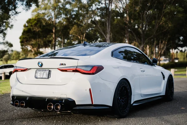 BMW G82 M4 Competition featuring WERKE performance upgrades, hybrid turbos and custom S58 tuning by EuroWerke.