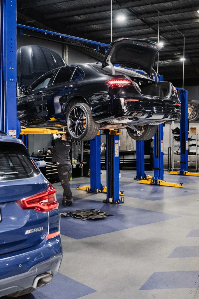 Mercedes-AMG W213 E63 S fitted with WERKE Performance Downpipes