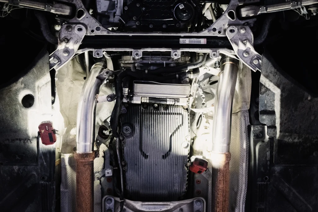 Mercedes-AMG W213 E63 S fitted with WERKE Performance Downpipes
