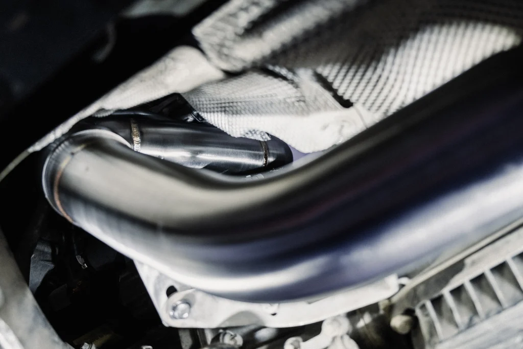 Mercedes-AMG W213 E63 S fitted with WERKE Performance Downpipes