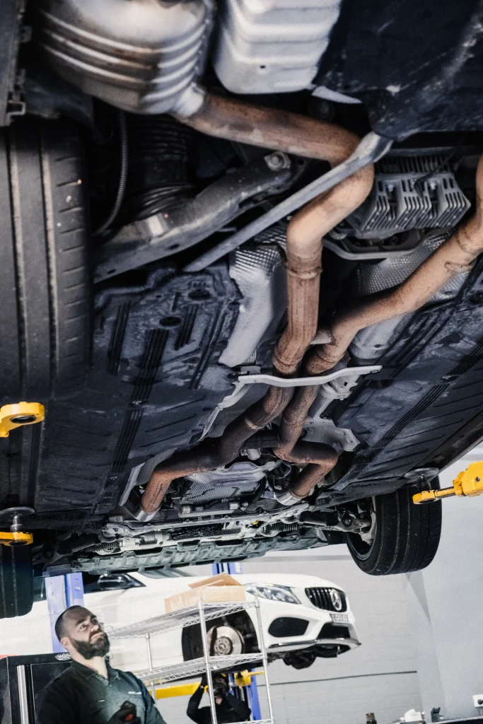 Mercedes-AMG W213 E63 S fitted with WERKE Performance Downpipes