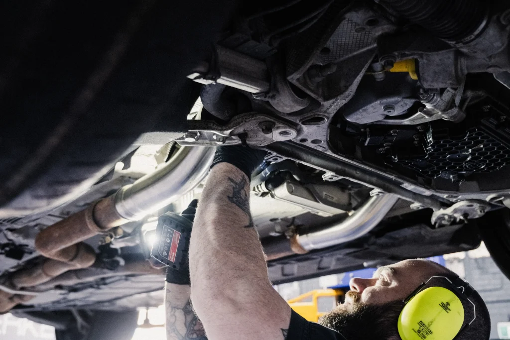 Mercedes-AMG W213 E63 S fitted with WERKE Performance Downpipes