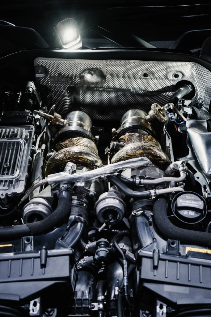 Mercedes-AMG W213 E63 S fitted with WERKE Performance Downpipes