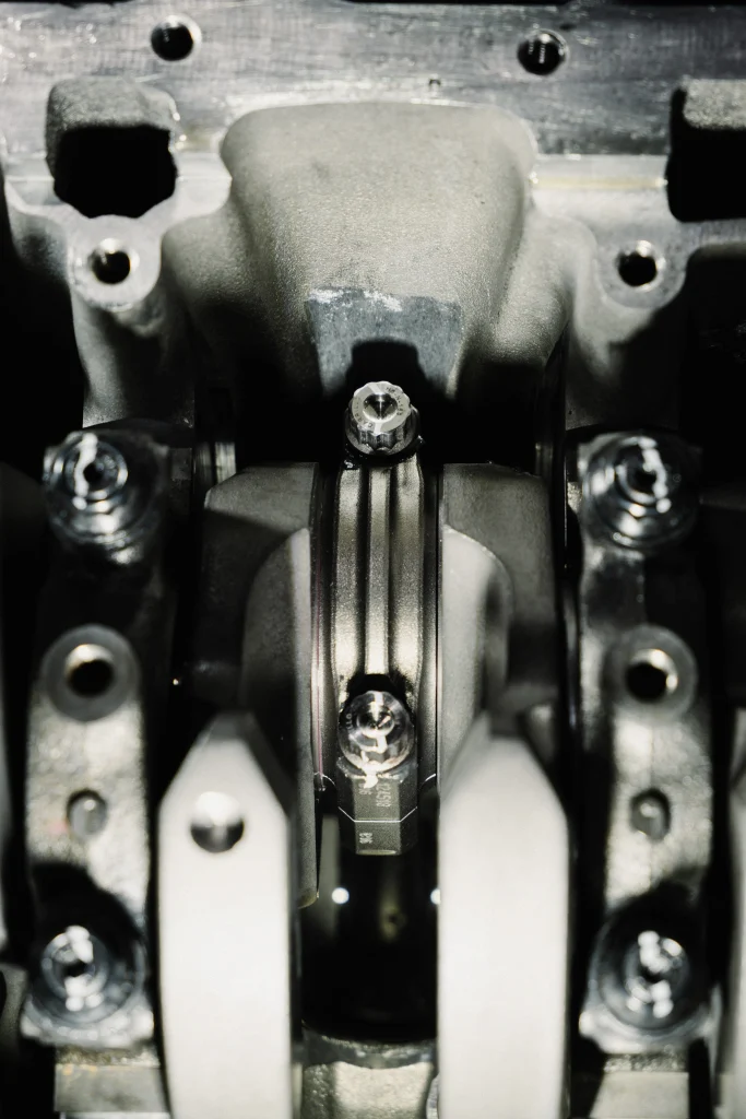 Completed BMW S58 3.4L forged short block assembly for EuroWerke Grimace G81 M3 build