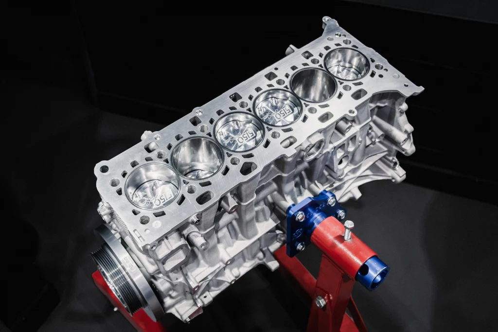 Completed BMW S58 3.4L forged short block assembly for EuroWerke Grimace G81 M3 build