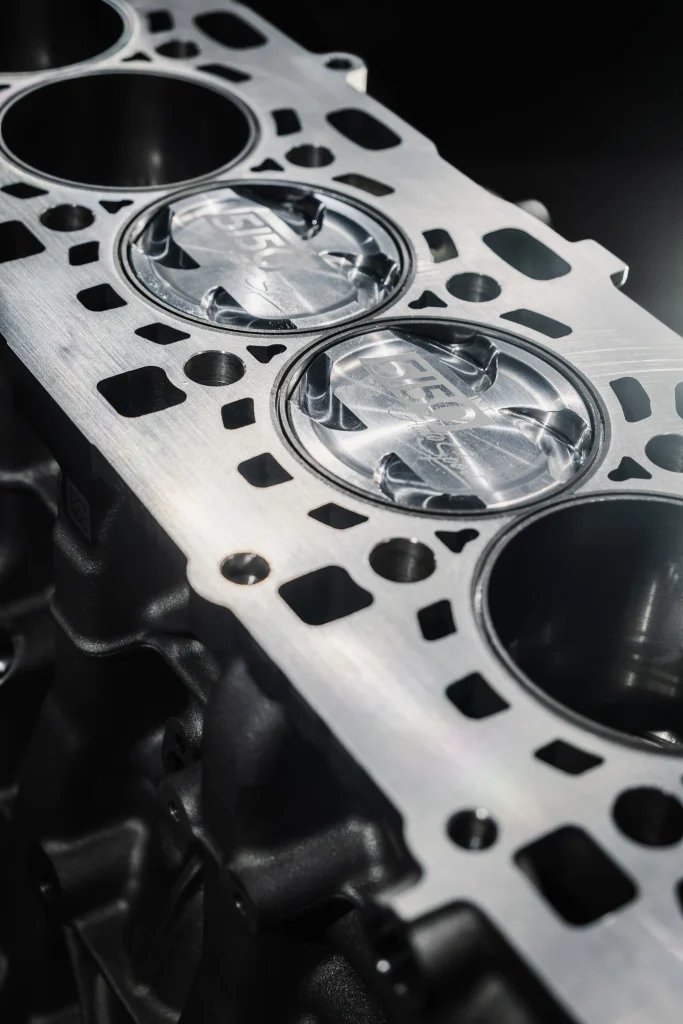 Completed BMW S58 3.4L forged short block assembly for EuroWerke Grimace G81 M3 build