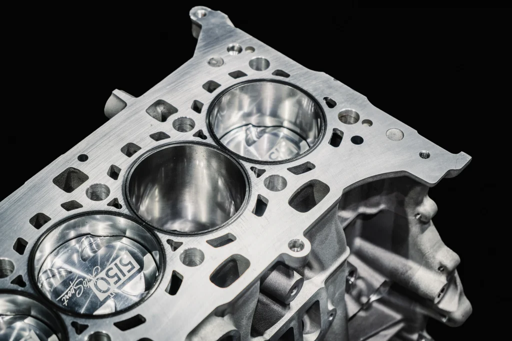 Completed BMW S58 3.4L forged short block assembly for EuroWerke Grimace G81 M3 build