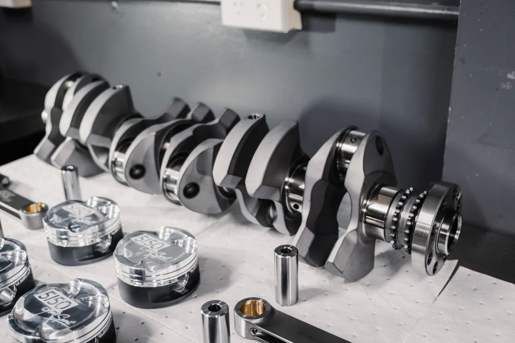 5150 AutoSport S58 3.4L stroker kit for EuroWerke Grimace G81 M3 build - 4340 billet steel stroker crankshaft